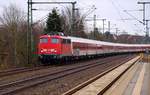 DB E10 509/ 110 509-7/ ab 12.2005 115 509-2, Alter 50 Jahre seit 01.2019 z-gestellt, Schleswig 11.03.2011