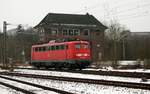 DB E10 114/ 115 114-1 Flensburg 24.01.2016 II