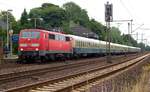 DB 111 124-4 Schleswig 13.07.2012