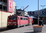 DB 111 161-6 nach Singen/Htw Horb 27.03.2017