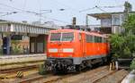 DB 111 189-7 abgestellt Münster (Westf) Hbf 18.06.2023 MS/DS