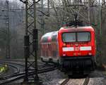 DB Regio Kiel 6112 143-3 schiebt hier den RE7 Richtung Flensburg aus Schleswig raus.