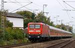 DB 112 147-4 mit dem SHE nach Neumünster aufgenommen in Jübek bei Schleswig.