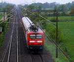 DB Regio 112 141-7 als Schublok der Rb 21054 nach Flensburg aufgenommen bei Lürschau.