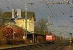 Heute morgen blieb sie einfach in Jübek stehen die DB 112 180-5...Grund...technischer Defekt...Jübek 25.05.2015