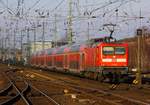 DB 112 154 mit dem RE 70 von Hamburg nach Kiel Hbf verlässt hier Neumünster.