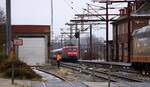 Ankunft D 304 aus Innsbruck heute mit Dotra 112 166 + 112 159.