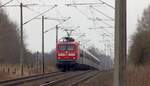 DB/WFL 112 170-6 mit dem D 304 aus Innsbruck kurz vor der Einfahrt in den dänischen Grenzbahnhof Pattburg/DK aufgenommen in Harrislee.