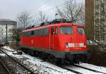 Einfach nur schöööön...E10 293/6115 293-3(REV/LD X/23.01.14) abgestellt im/am Bhf Neumünster nach ihrem PbZ-Einsatz.