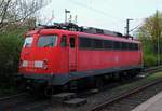 DB Fernverkehr E10 383/ 115 383-2(Unt/BRGB1/16.07.09) stand gestern morgen abgestellt in Neumünster auf dem üblichen  Parkplatz .