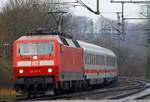 DB 120 137-5(Unt/MH/07.06.10)mit IC 1981 nach München hat Einfahrt in Schleswig.