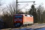 DB 120 146-6 auf dem Weg nach Flensburg um dort wenig später den IC 2417 nach Köln zu übernehmen.