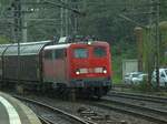 DB 140 401-1 aufgenommen während eines Schauers im Bahnhof Hamburg-Harburg.