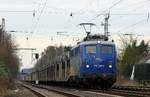 EVB Logistik 140 759-2 mit BLG Autologistikzug aufgenommen in Langwedel.