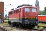 Die 65 Jahre alte E 40 003 wartet als 140 003 (RailCargoCarrier) im Bw Oberhausen Osterfeld Süd  auf ihren nächsten Einsatz 09.06.2022 