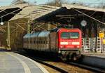 143 314-3 mit der RB nach Flensburg hier beim Halt in Rendsburg(überarbeitete Version).