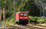 DB 143 174-1 abgestellt im/am Hbf Koblenz.