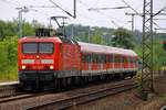 DB Regio 143 348-1(REV/LD X/27.10.08)festgehalten beim Halt mit der RB nach Neumünster im Bhf Schleswig.