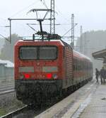 DB Regio Kiel 143 295-4 | ex RBH, heute Weser Ems Eisenbahn , Schleswig 23.07.2011 (üaV) 