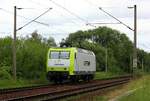 Captrain 145 095-6 auf Solo-Tour nach Stade bei Hamburg.