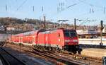 DB 146 219-1 Ausfahrt Ulm Hbf 27.03.2017