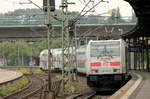 DB 146 567-3 mit IC 2 nach Norddeich Mole in Hamburg-Harburg.