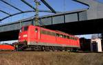 Ehrfürchtig...RP 151 094-0 und 104-7 HH-Waltershof 16.02.2019