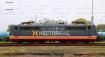 Hectorrail Deutschland 162.003  Metropolis  (91 80 6151 027-0, REV/NNR 9/24.11.16)  Nasses Dreieck  Hohe Schaar 29.10.2022