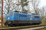 EGP 151 139-3 (REV/EGP/22.03.2018) wartet in der Südabstellung von Pattburg/Padborg auf ihre Rückleistung gen Süden 14.04.2023