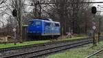 EGP 151 025-4 Südabstellung Pattburg Gbf 15.12.2023 (1200)