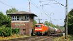 DB 152 153-3 mit Mischer Abzw Tiefenbroich 07.06.2024