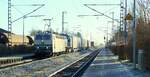 SEL 181 211 mit neg 575 003 und dem Nordliner nach Pattburg/DK. Jübek 06.01.2022