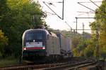 MRCE/TXL/DB 182 572-8(UNT/LD X/26.05.11) kam überraschend mit einem KLV aus Dänemark durch Schleswig gefahren.