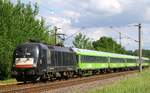 MRCE ES 64 U2-005 mit Flixtrain aufgenommen in Reckenzin am 22.05.2022