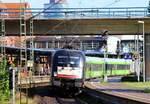 MRCE/Flix 182 505-8 mit Flixtrain Ausfahrt HH-Harburg 28.05.2022