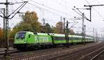 MRCE/FLIXTRAIN 182 509-9 mit FLX Einfahrt Hamburg-Harburg 29.10.2022