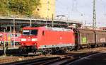 DB 185 173-2 mit Gz bei der Durchfahrt im Koblenzer Hbf.