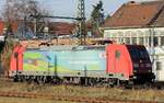 DB 185 401-7(REV(LMR 9/13.11.17)  Das ist grün  Lübeck Hbf 28.11.2018