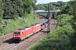 DB 185 271-4 + 185 390-2 Duisburg Lotharstraße 11.07.2020