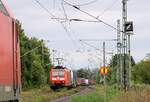 DB 185 137-7 mit gemischt KLV fotografiert in Geisenheim am Rhein.