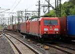 DB 185 385-2 + 185 373-8 solo unterwegs gen Hafen.