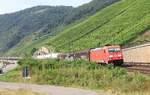 DB 185 268-0 mit Güterzug gen Koblenz unterwegs.