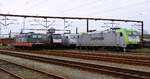 Traxx Treffen in Pattburg: HCR 241.012, DISPO 185 408, TXLA 185 417 und ITL 185 562 Pattburg 16.01.2023 