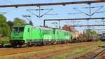 GC Br 5406+5333 mit Gterzug gen Norden. Pattburg/DK 19.05.2023