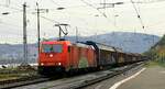 ATLU 185 631-9 mit Güterzug aufgenommen in Rüdesheim.