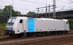 Die ehemalige  LOTOS  Lok Railpool 186 147-5(REV/16.12.09) stand am 28.06.2014 abgestellt im Harburg Bahnhof.