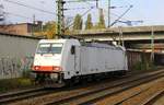 ITL 186 137-6 rumpelt hier durch HH-Harburg(Gruß zurück an den Tf).