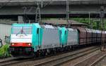 E 186 243-2(5270 001-8) und 186 248-1 (5270 002-6) Harburg 02.07.2016