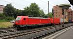 DB 187 181-3(REV/FKR X/27.02.2019) mit Containerzug, Bhf HH-Harburg 06.07.2019