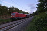 187 163-1 mit dem Audizug aus Bad Friedrichshall Hbf in Neckargerach gen Heidelberg fahrend am 28.5.2024